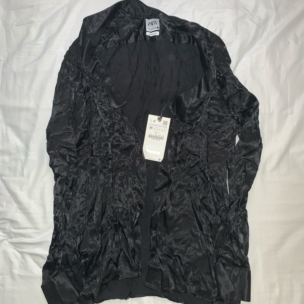 Zara Silky Buttondown